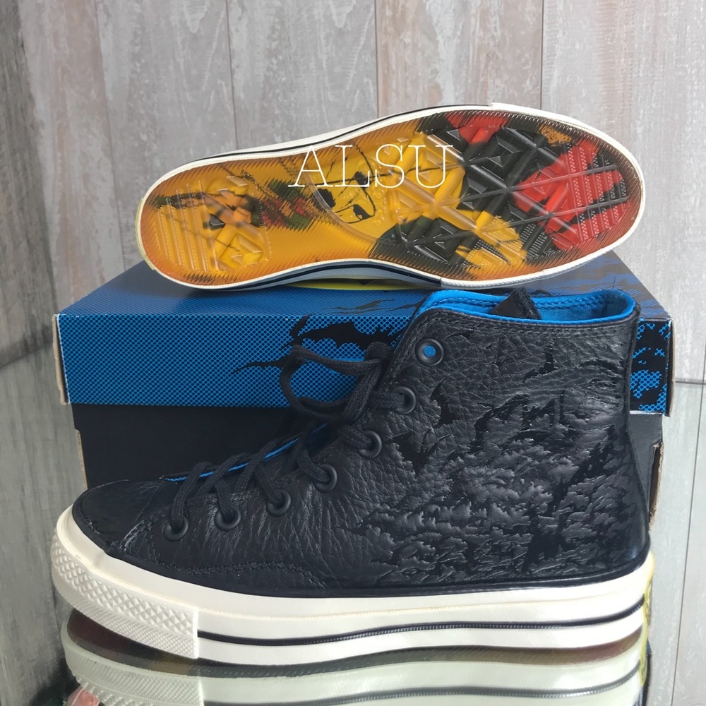 Converse&DC Batman Ctas 70 HI Black Spray W AUTHEN - Picture 5 of 8